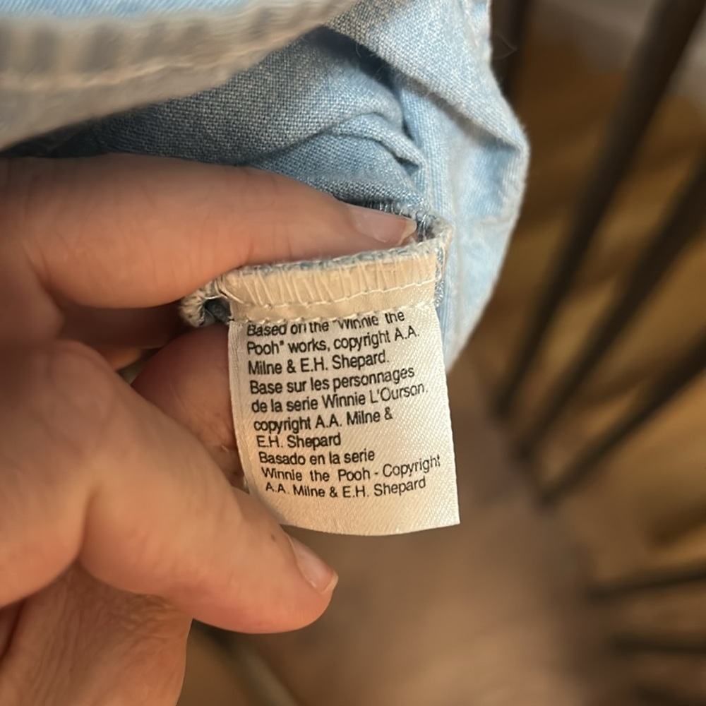 Vintage Disney Halloween Embroidered Denim Button Down - Picture 12 of 12